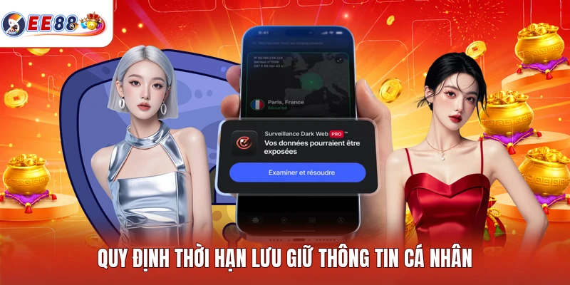 Quy định thời hạn lưu giữ thông tin cá nhân